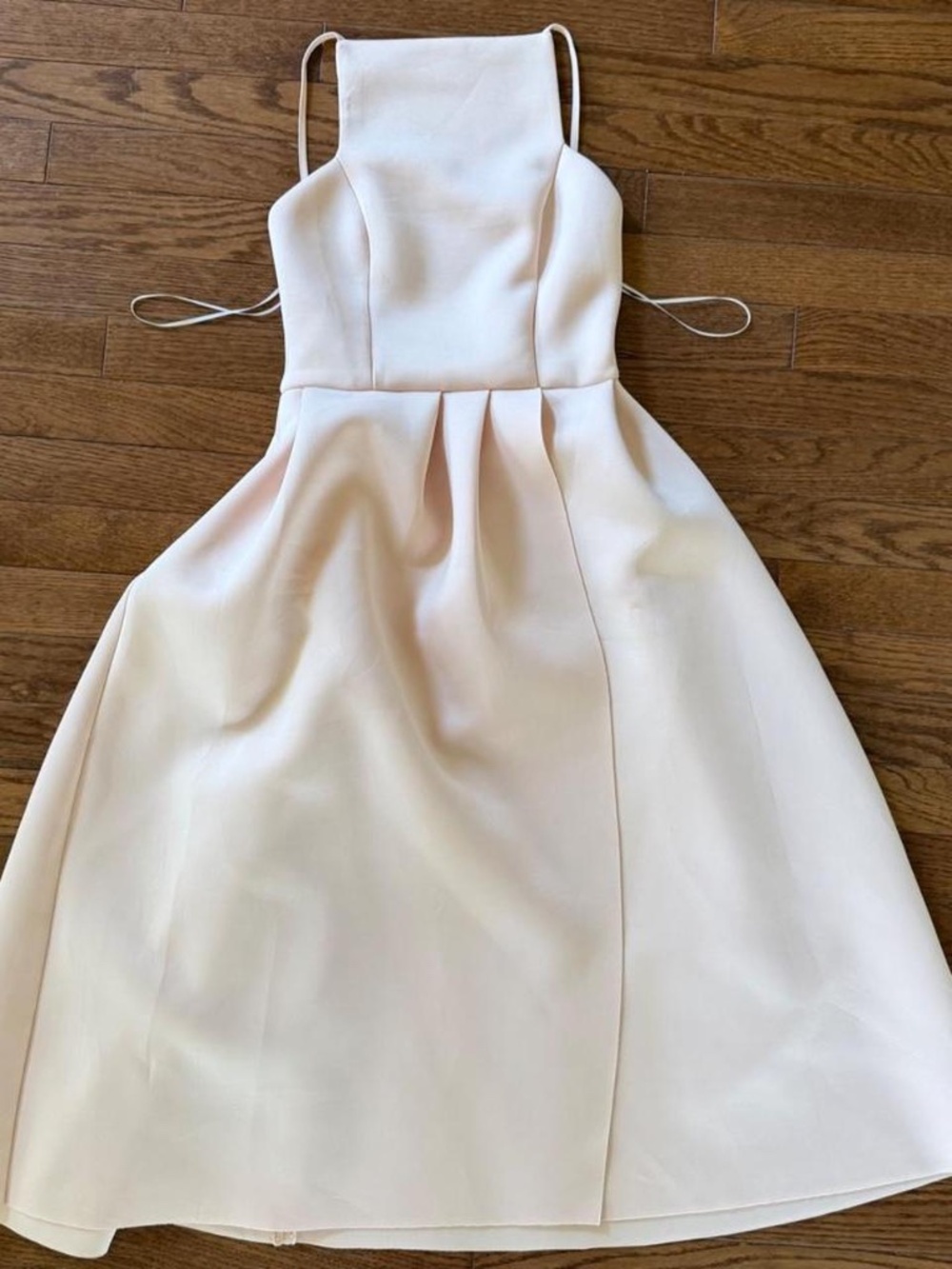 ASOS Pink Neoprene Midi Dress US 2 NWT